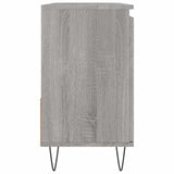 Bathroom Cabinet Grey Sonoma 65x33x60 cm Engineered Wood 831610