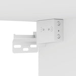 ZNTS Wall-mounted Bedside Cabinet White 38x34x40 cm 861247