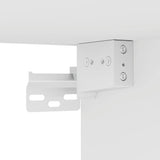 ZNTS Wall-mounted Bedside Cabinet White 38x34x40 cm 861247