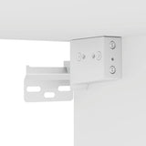 Garage Wall Cabinets 2 pcs White Engineered Wood 860644