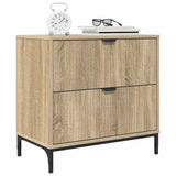 Bedside Table Sonoma oak 63.5 x 36 x 61 cm Engineered wood 883466