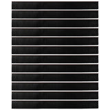 Screw-on Door Brush Seals 12 pcs Brown 100 cm Aluminium Alloy 42019460