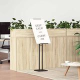 Trade Show Displays 2 pcs Black 26.5 x 26.5 x 150 cm Steel 3407637
