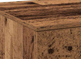 Highboard Old Wood 80 x 35 x 180 cm Engineered wood 3365561