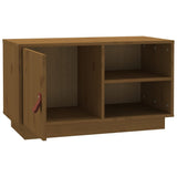 TV Cabinet Honey Brown 70x34x40 cm Solid Wood Pine 818238