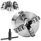 4 Jaw Self-Centering Lathe Chuck 100 mm Steel K12 100 146709