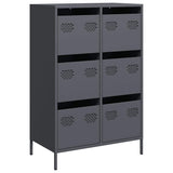 Highboard Anthracite 68x39x101.5 cm Steel 851222