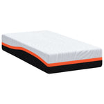 Mattress White and Grey 80 x 160 cm Memory Foam 4106298