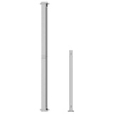 Patio Retractable Side Awning 220x500 cm Red 313434