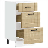 Kitchen Base Cabinet Lucca Sonoma Oak Engineered Wood 854233
