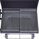 Charcoal BBQ Grill Smoker with Bottom Shelf Black 46649