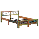 Bed Frame without Mattress Solid Reclaimed Wood 140x200 cm 247666