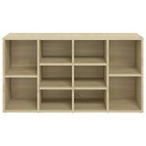 Shoe Bench Sonoma Oak 103x30x55 cm Engineered Wood 803293