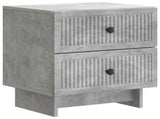 Bedside Cabinet with Drawer Concrete Grey 43 x 34.5 x 47.5 cm 893841