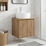 Wall-Mounted Sink Vanity Artisan Oak 49.5 x 44.5 x 65 cm 890441