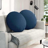 Seat Cushions 2 pcs Blue 80 x 29 cm Fabric 42014239
