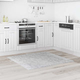 Anti-slip Shaggy Rug Grey 120 x 120 cm PP 4019776
