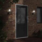 Outdoor Wall Lights with Sensors 2pcs Black Stainless Steel 4006235