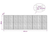 Gabion with 3.5 mm Wire and 5x10 cm Mesh 450x10x200 cm 3462579