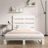 Bed Frame without Mattress White 90x200 cm Solid Wood Pine 3120118