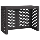 Air Conditioner Cover Black 100 x 50 x 70 cm Steel 865897