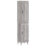 Highboard Grey Sonoma 34.5x34x180 cm Engineered Wood 3200471
