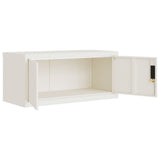 File Cabinet White 90x40x145 cm Steel 3188312