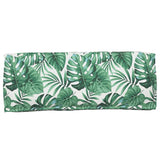 Pallet Cushion Set Floral 2 pcs Leaf pattern 120 x 80 x 12 cm 3329087