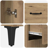Highboard Artisan Oak 69.5 x 34 x 180 cm Engineered Wood 3415860