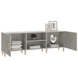 TV Cabinet Concrete Grey 150x30x50 cm Engineered Wood 812622