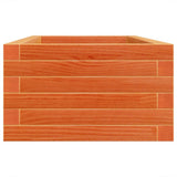 Garden Planter Wax Brown 90x40x23 cm Solid Wood Pine 847225