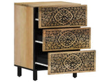 Side Cabinet 40x33x75 cm Solid Wood Mango 358235