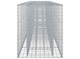 Gabion Raised Bed 2 pcs Silver 330 x 50 x 80 cm 3422232