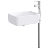 Bathroom Wash Basin Chrome 40.5 x 30.5 x 13 cm Metal 890248
