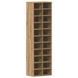 ZNTS Shoe Cabinet Artisan Oak 54x34x183 cm Engineered Wood 859385