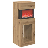 Electric Fireplace Artisan Oak 35 x 30 x 86 cm Engineered wood 8021134