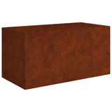 Planter 80x40x40 cm Corten Steel 824530