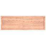 Table Top Light Brown 160x50x cm Treated Solid Wood Oak 3156385