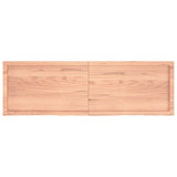 Wall Shelf Light Brown 160x50x cm Treated Solid Wood Oak 363713