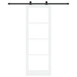 Sliding Door ORKDAL White and Black 83 x 232 cm 3332030