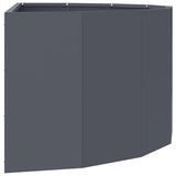 Planter Anthracite 90 x 45 x 35 cm Steel 883691