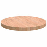 Table Top Light Brown 60 x 4 cm Solid Oak Wood 42016016