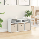 Lowboard with Drawer White 87 x 27.5 x 43 cm 8000580