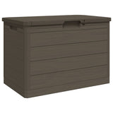 Outdoor Cushion Box Brown 77.5x44.5x53 cm Polypropylene 366604