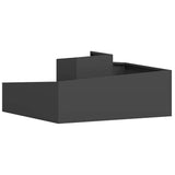 Garden Planter Black 100 x 100 x 50 cm Cold-rolled Steel 873585