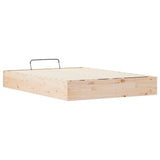 Ottoman Bed Frame with Storage Natural 135 x 190 cm 3418777