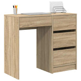 Desk with Drawer Sonoma Oak 90 x 37.5 x 75 cm Engineered Wood 869492