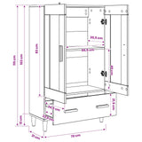Highboard Artisan Oak 70 x 31 x 115 cm Engineered Wood 8009850