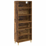 Highboard Old Wood 69.5 x 32.5 x 180 cm Engineered Wood 3415626