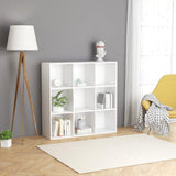 Bookcase White Engineered wood Medium Bookcase Rectangular 801125